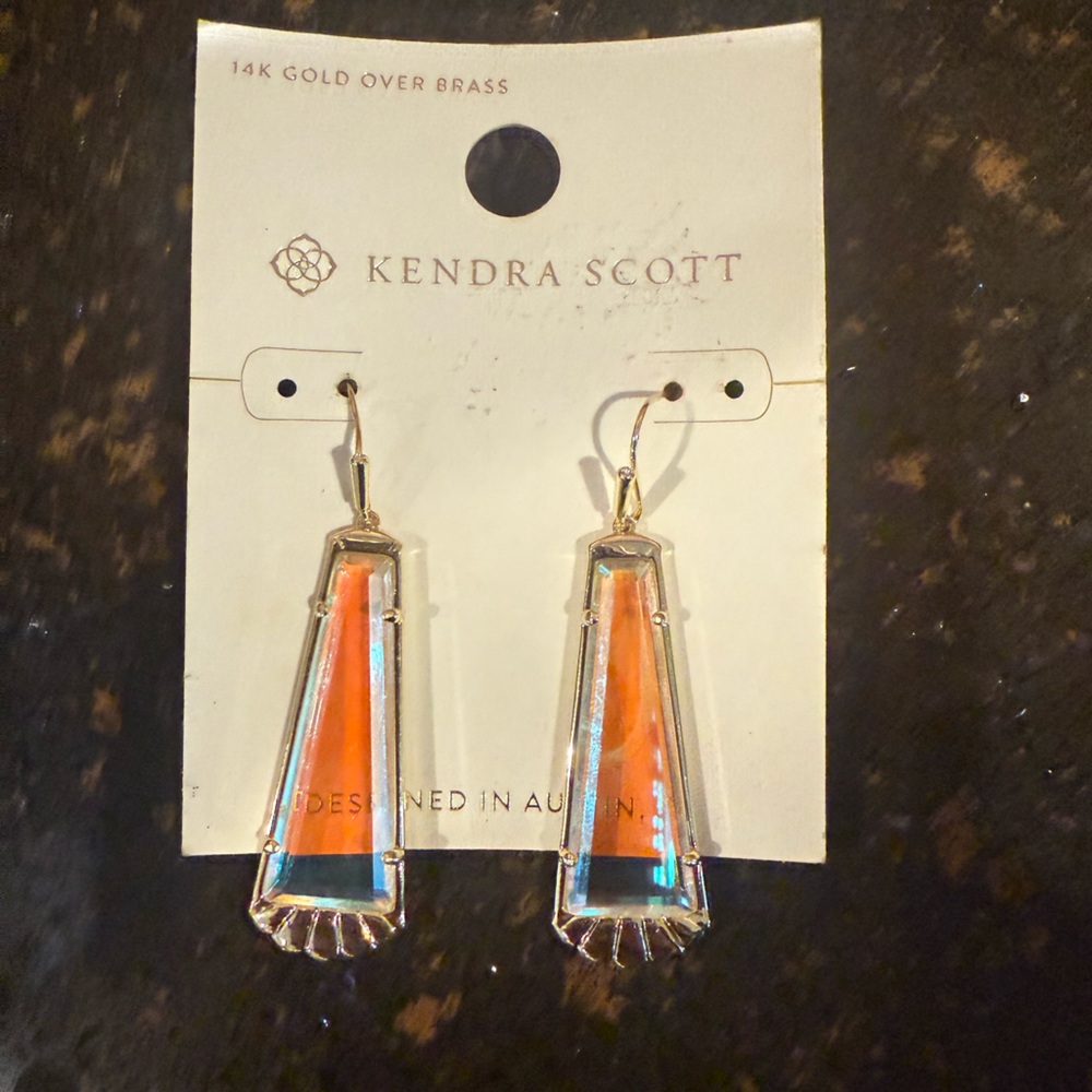 Kendra Scott Gold Iridescent Earrings